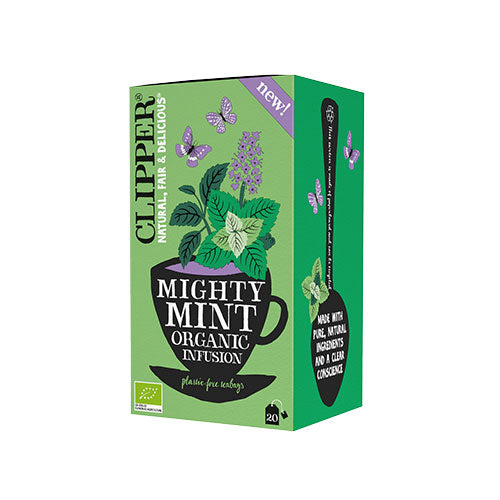 Clipper Mighty Mint Te Økologisk | 20 br fra Clipper på Mecindo.dk