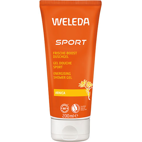 Weleda Sport Energising Shower Gel Arnica | 200 ml fra Weleda på Mecindo.dk