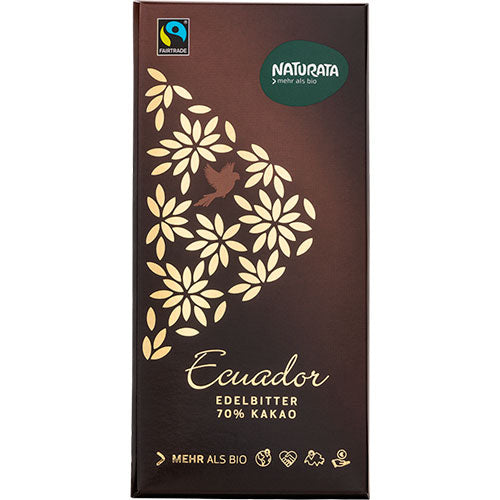 Naturata Chokolade Bitter 70% Økologisk | 100 gr fra Naturata på Mecindo.dk