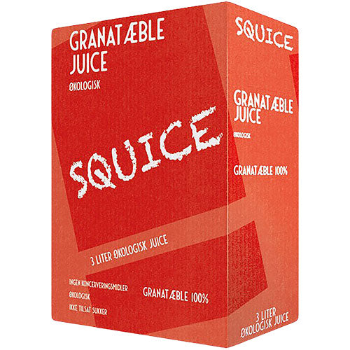 Squice Granatæble Juice Økologisk | 3 ltr fra Squice på Mecindo.dk
