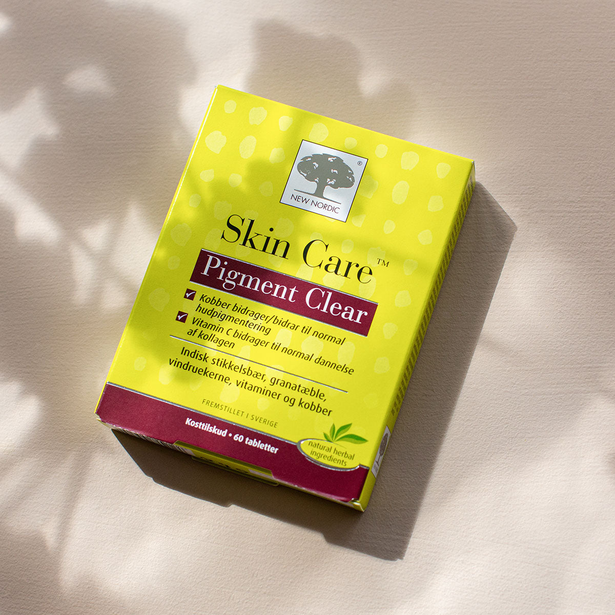 New Nordic Skin Care Pigment Clear | 60 Tabl. fra New Nordic på Mecindo.dk