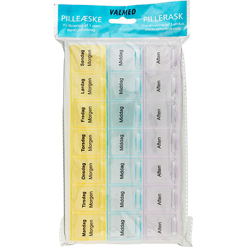 Valmed Pilleæske Til 1 Uges Dosering fra Valmed på Mecindo.dk