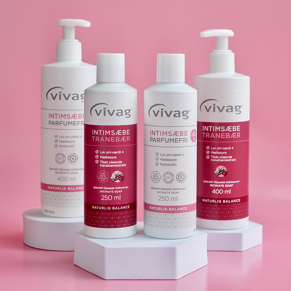 Vivag Intimsæbe Parfumefri | 400 ml fra Vivag på Mecindo.dk