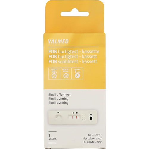 Valmed Fob Test (Blod I Afføring) fra Valmed på Mecindo.dk
