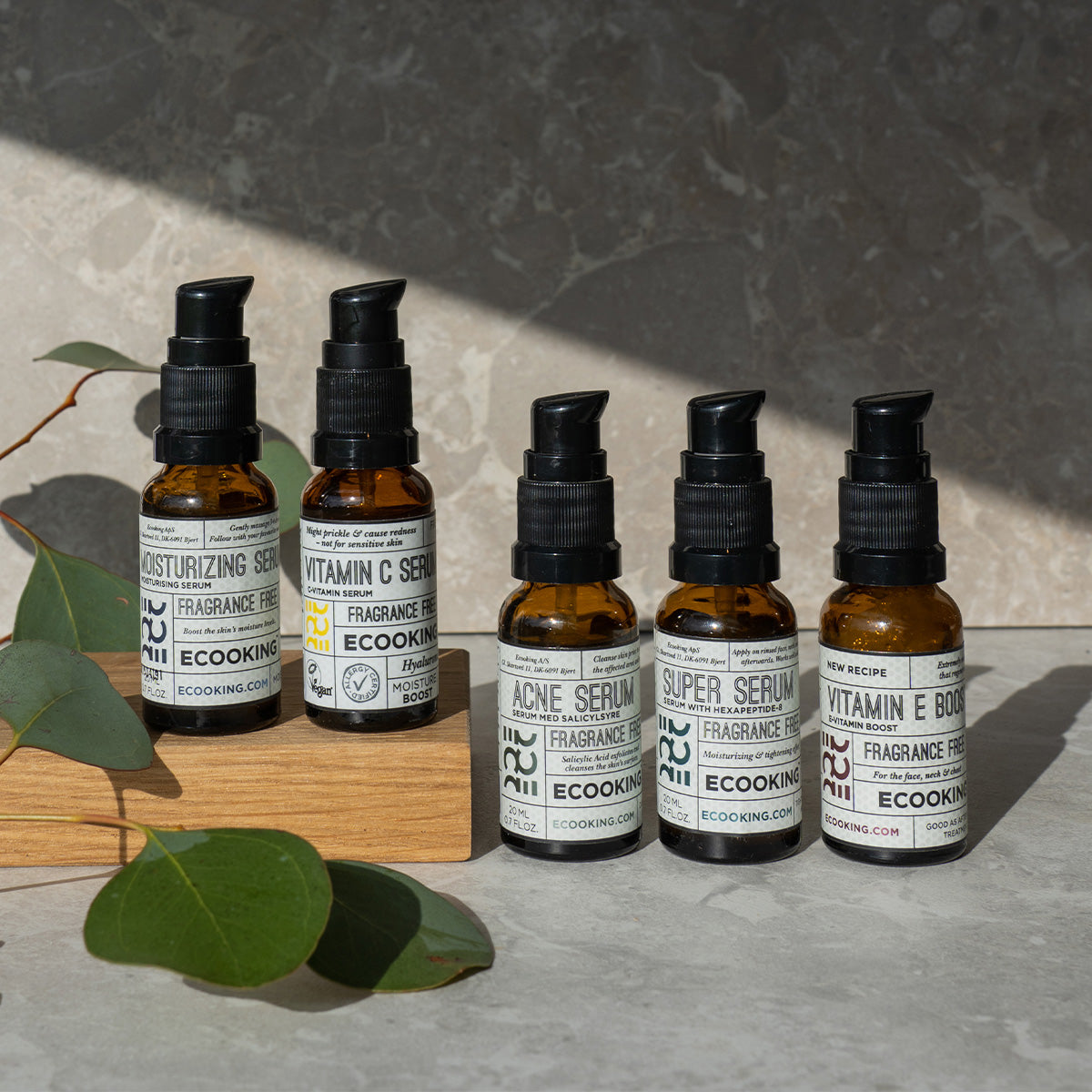 Ecooking Super Serum Til Ansigt Parfumefri | 20 ml fra Ecooking på Mecindo.dk