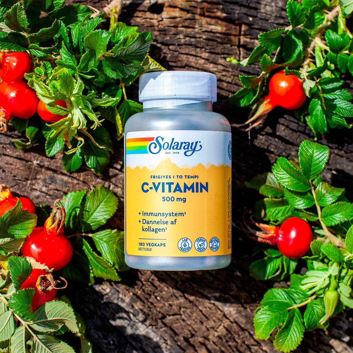 Solaray C-vitamin | 100 kapsler fra Solaray på Mecindo.dk