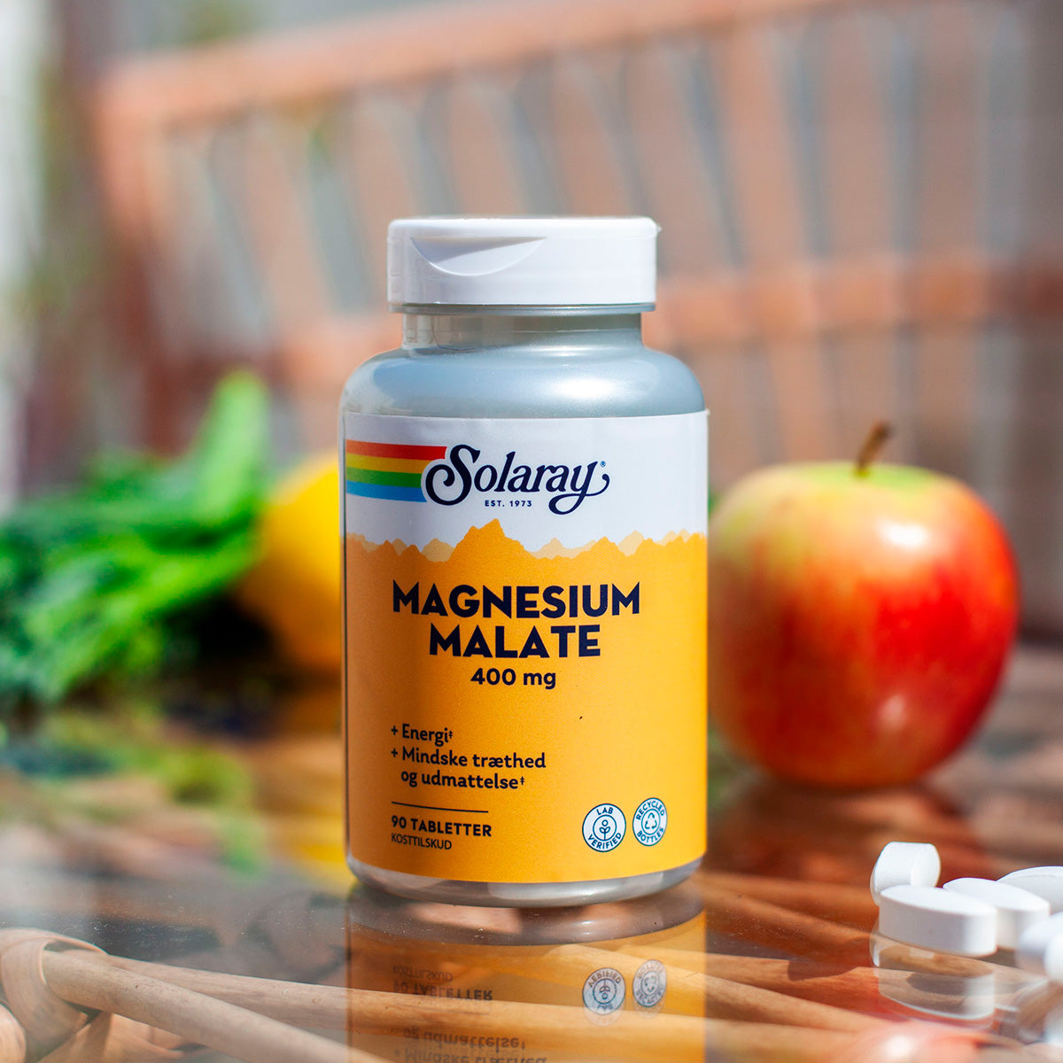 Solaray Magnesium Malate | 90 Tabl. fra Solaray på Mecindo.dk