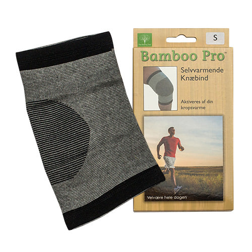 Bamboo Pro Knæbind Selvvarmende 37-40 cm | Str. S fra Bamboo Pro på Mecindo.dk