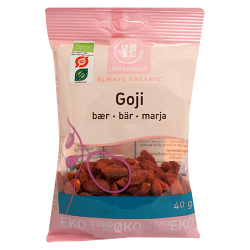Urtekram Gojibær Økologisk | 40 gr fra Urtekram på Mecindo.dk