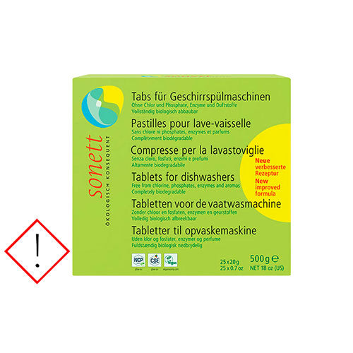 Sonett Opvasketabs 25*20gr | 500 gr fra Sonett på Mecindo.dk