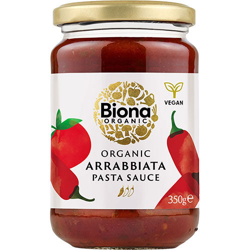 Biona Organic Pastasovs Arrabbiata Økologisk | 350 gr fra Biona Organic på Mecindo.dk