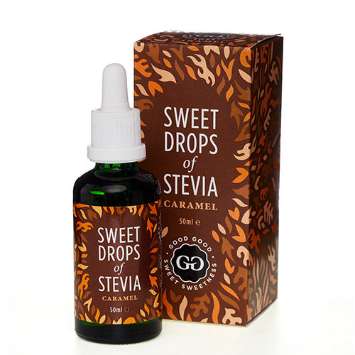 Good Good Stevia Dråber (50 ml) | Karamel fra Good Good på Mecindo.dk