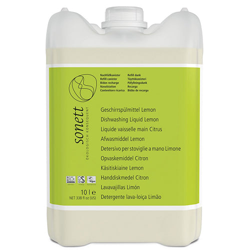 Sonett Opvaskemiddel Citron | 10 ltr fra Sonett på Mecindo.dk