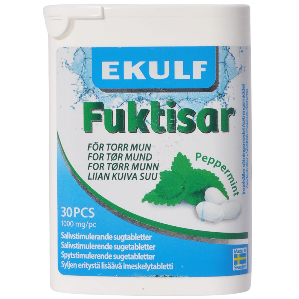Ekulf Fuktisar Peppermint | 30 stk fra Ekulf på Mecindo.dk