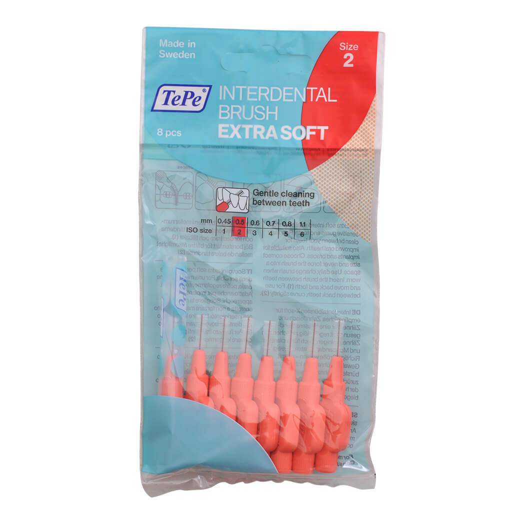 TePe Mellemrumsstandbørste Ekstra Blød 0,5 mm fra TePe på Mecindo.dk