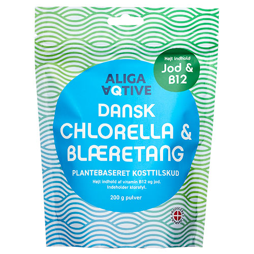 ALIGA AQTIVE Dansk Chlorella & Blæretang | 200 gr fra ALIGA AQTIVE på Mecindo.dk