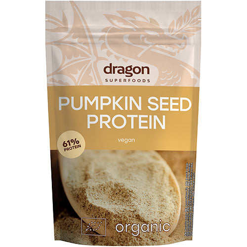 Græskar Frø Protein Pulver Økologisk fra Dragon Superfoods på Mecindo.dk