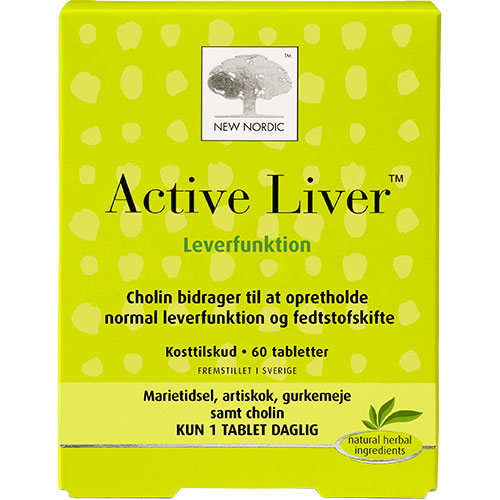 New Nordic Active Liver | 60 Tabl. fra New Nordic på Mecindo.dk