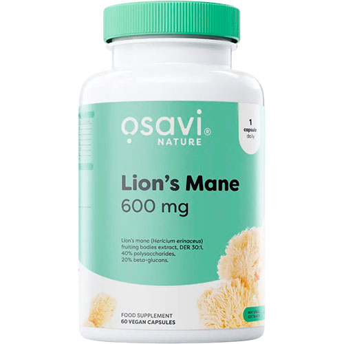 Osavi Lion's Mane 600 mg | 60 Kapsler fra Osavi på Mecindo.dk