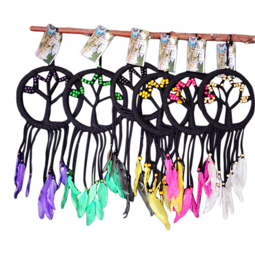 Tree Of Life Drømmefanger Ass. Farver fra Mecindo.dk på Mecindo.dk