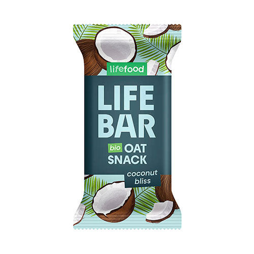 Lifebar Havre Snack Coconut Bliss Økologisk | 40 gr fra Lifefood på Mecindo.dk