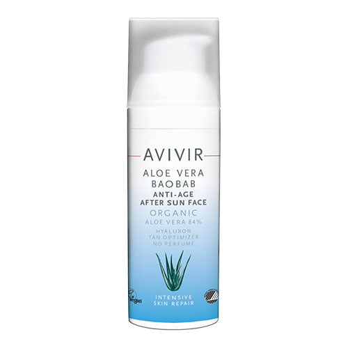 Avivir Aloe Vera Baobab Anti-age After Sun Face | 50 ml fra Avivir på Mecindo.dk