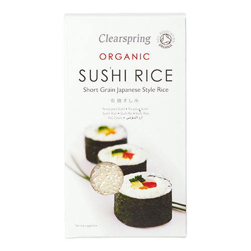 Clearspring Sushi Rice Økologisk | 500 gr fra Clearspring på Mecindo.dk
