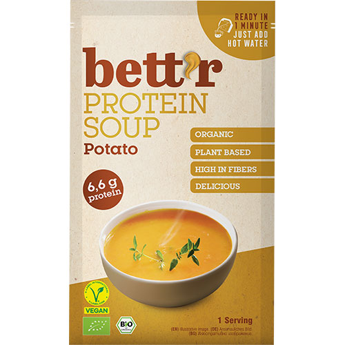 bett’r Protein Soup Potato Økologisk | 30 gr fra bett’r på Mecindo.dk