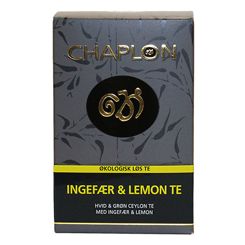 Chaplon Ingefær & Lemon te, Refill 100 g i æske Økologisk | 100 gr fra Chaplon på Mecindo.dk