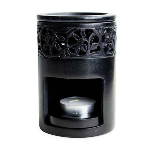Aromandise Duftlampe (Sort Fedtsten) 8 X 11cm Høj fra Aromandise på Mecindo.dk