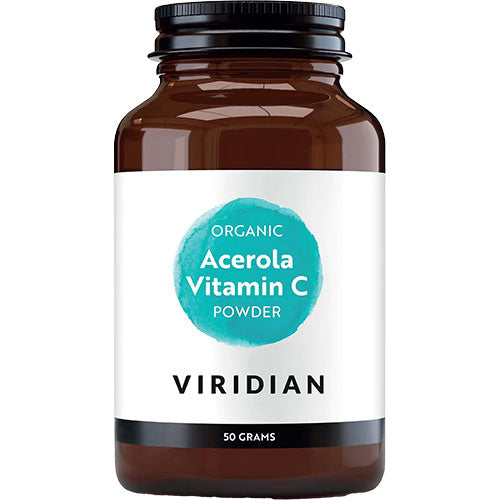 Viridian Nutrition Acerola Vitamin C Pulver Ø | 50 gr fra Viridian Nutrition på Mecindo.dk