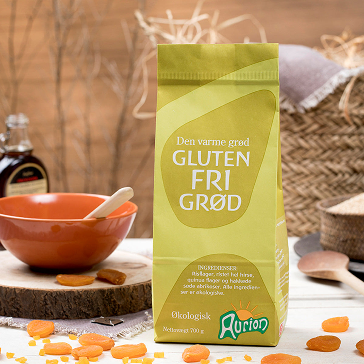 Aurion Glutenfri Grød Økologisk | 700 gr fra Aurion på Mecindo.dk