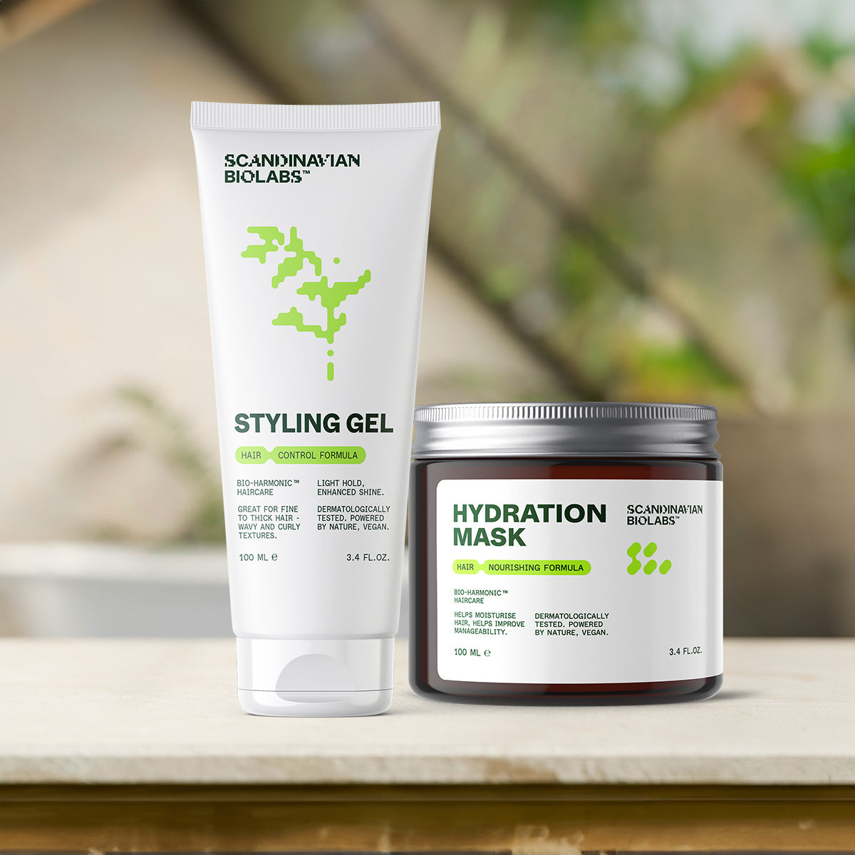 Scandinavian Biolabs Hair Styling Gel | 100 ml fra Scandinavian Biolabs på Mecindo.dk