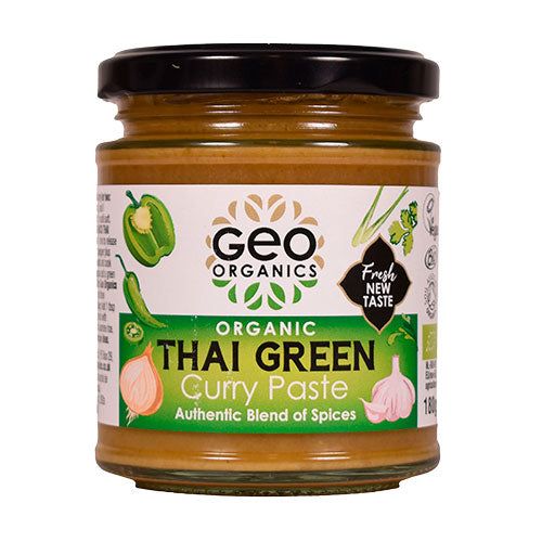 Geo ORGANIC Karry Paste Grøn Thai Glutenfri Økologisk | 180 gr fra Geo ORGANIC på Mecindo.dk