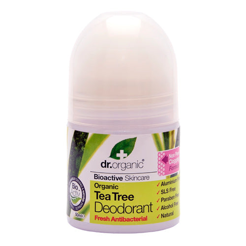Dr. Organic Tea Tree Deodorant | 50 ml fra Dr. Organic på Mecindo.dk