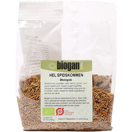 Biogan Økologisk Hel Spidskommen | 100 gr fra Biogan på Mecindo.dk