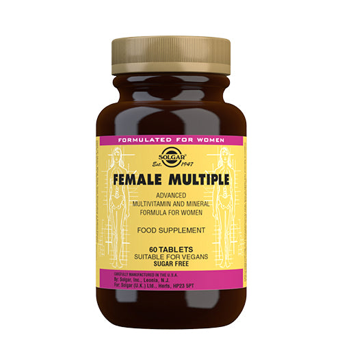 Solgar Female Multiple | 60 Tabl. fra Solgar på Mecindo.dk