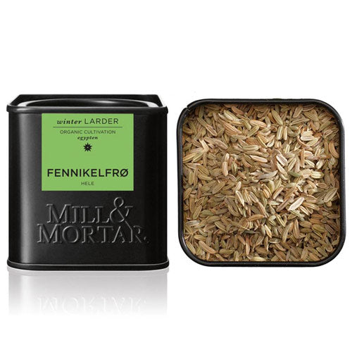 Mill & Mortar Fennikelfrø Hel Økologisk | 40 gr fra Mill & Mortar på Mecindo.dk
