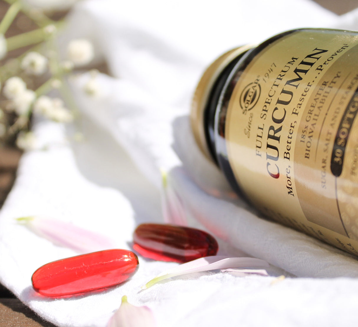 Solgar Full Spectrum Curcumin | 30 kapsler fra Solgar på Mecindo.dk