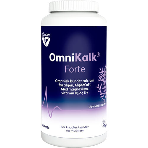 Biosym OmniKalk® Forte | 160 KAP fra Biosym på Mecindo.dk