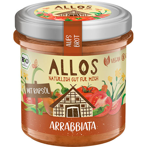 Allos Smørepålaeg Aufs Brot Arrabbita Økologisk | 140 gr fra Allos på Mecindo.dk