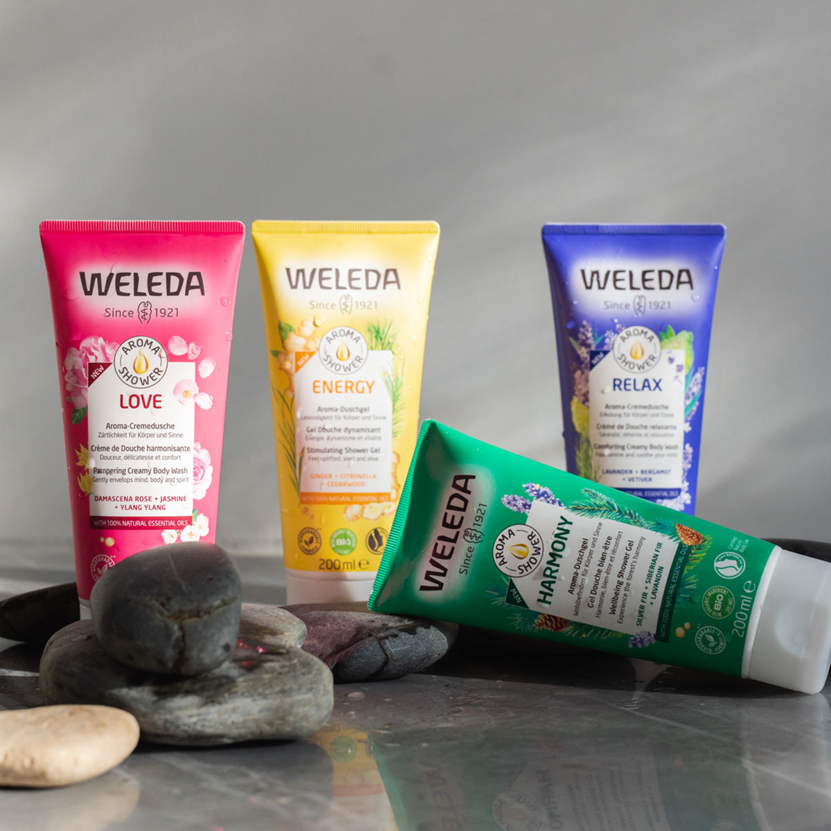 Weleda Aroma Shower Love | 200 ml fra Weleda på Mecindo.dk