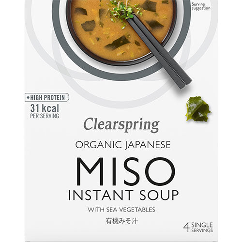 Clearspring Instant Miso Soup (40 gr) | Sea Vegetable fra Clearspring på Mecindo.dk