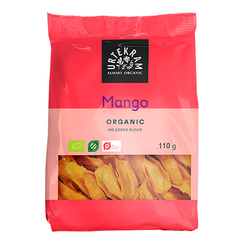 Urtekram Tørret Mango Økologisk | 110 gr fra Urtekram på Mecindo.dk
