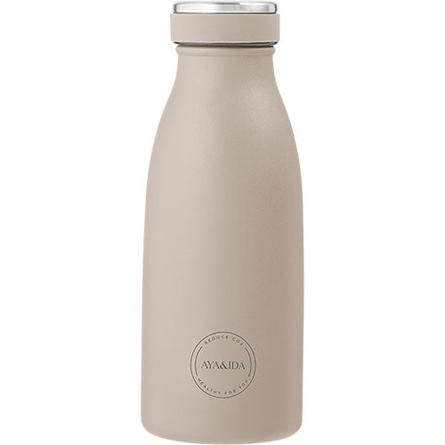 AYA&IDA Drinking Bottle 350ml | Cream Beige fra AYA&IDA på Mecindo.dk
