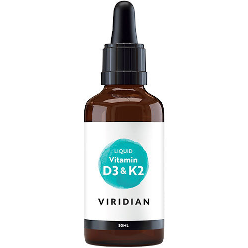 Viridian Nutrition D3 & K2 Vitamin (Flydende) | 50 ml fra Viridian Nutrition på Mecindo.dk