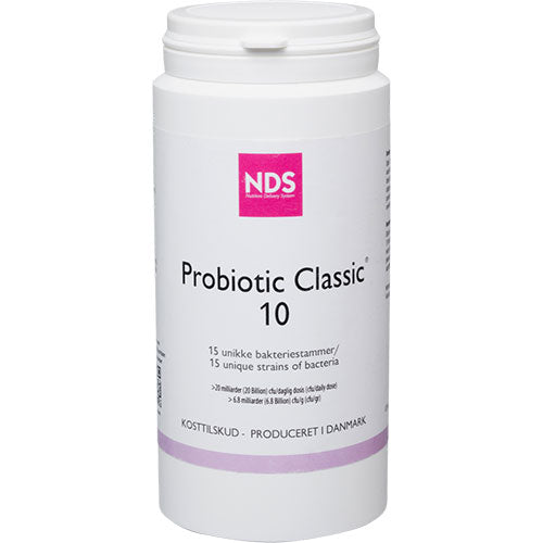 NDS Probiotic Classic 10 Mælkesyrebakterier | 200 gr fra NDS på Mecindo.dk