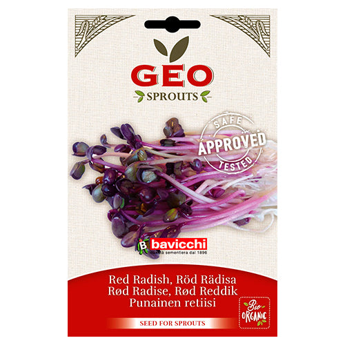 GEO Økologiske Røde Radisefrø | 11 gr fra GEO på Mecindo.dk