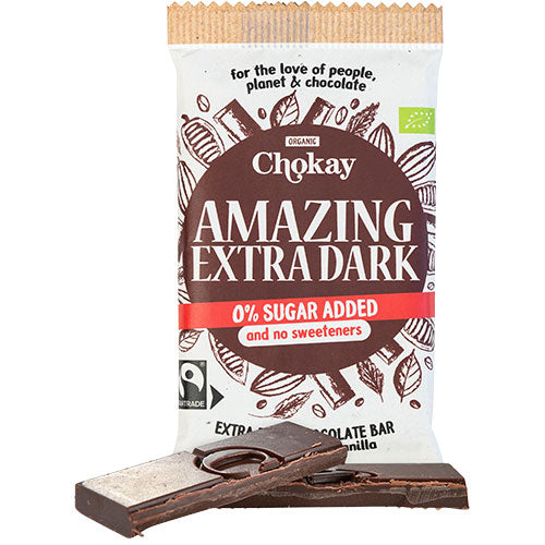 Chokay Bar Amazing Extra Dark Økologisk | 70 gr fra Chokay på Mecindo.dk
