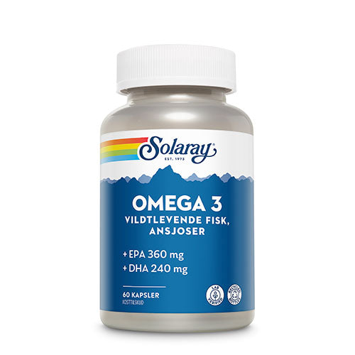 Solaray Omega 3 | 60 kapsler fra Solaray på Mecindo.dk